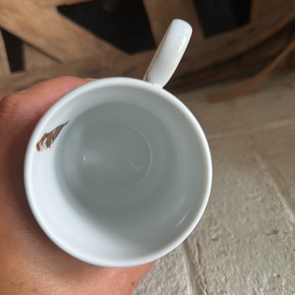 1987 Bessie Pease Gutmann Footed Mug Girl With Dog "Good Morning “ H1929 - Picture 5 of 6